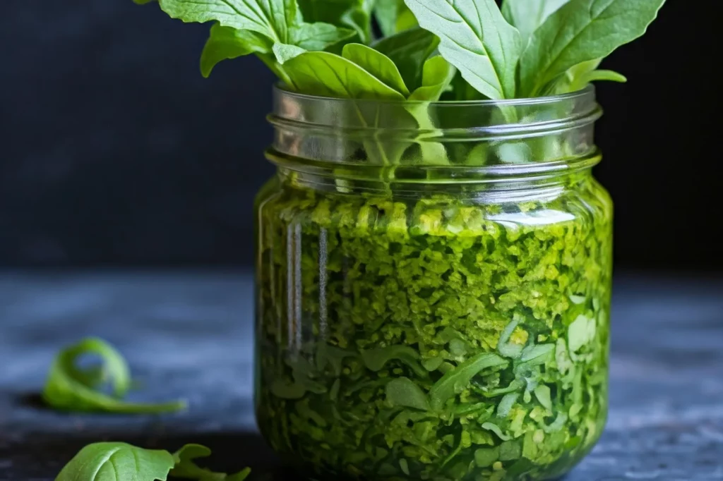 Radieschen-Grün-Pesto