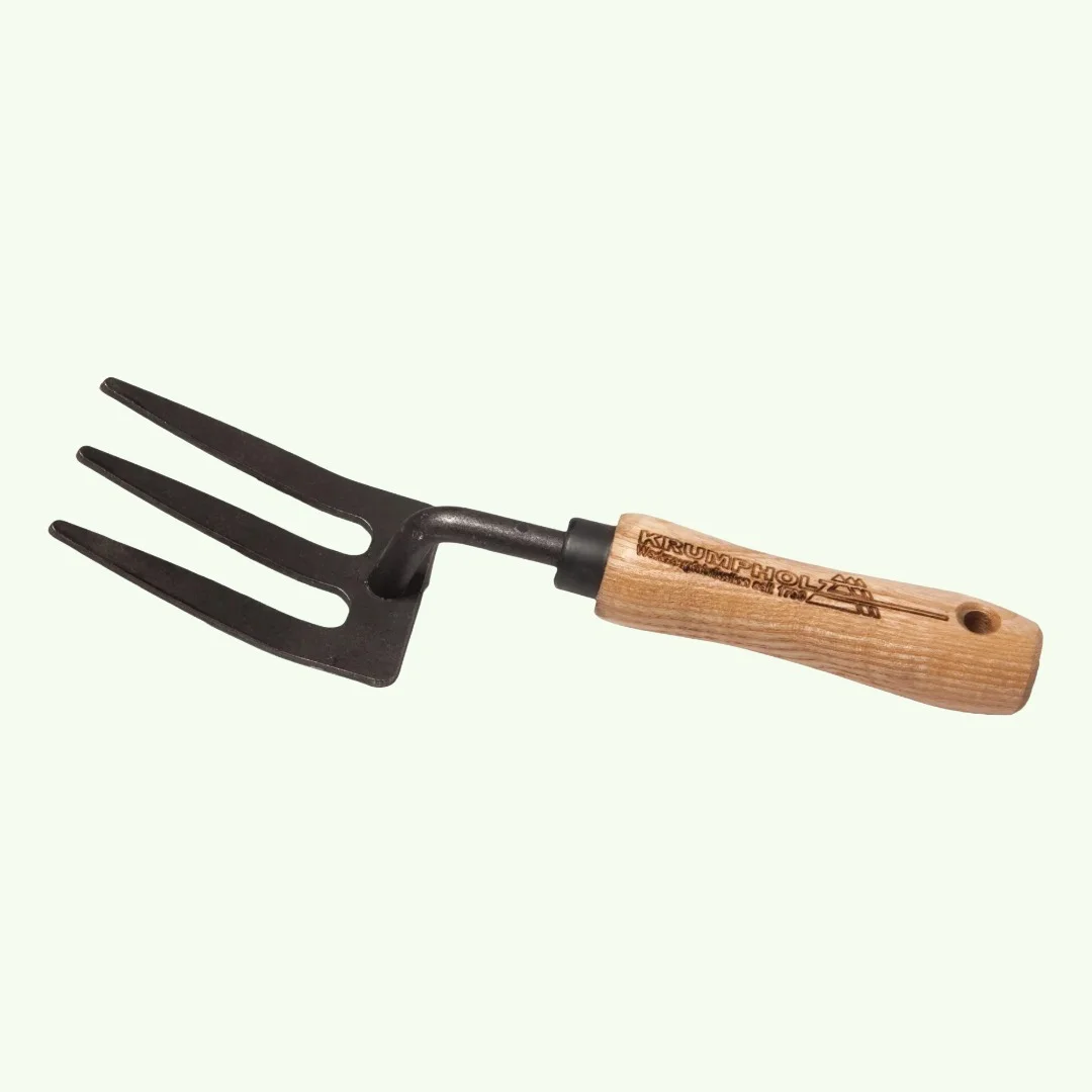 KRUMPHOLZ® Junior-Handgabel mit Eschengriff (geschmiedet)