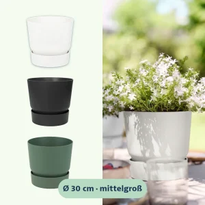Elho greenville Pflanzgefäß rund 30 cm