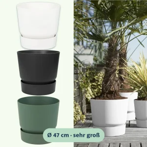 Elho greenville Pflanzgefäß rund 47 cm