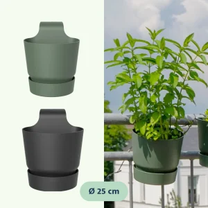 Elho greenville Geländertopf 25 cm