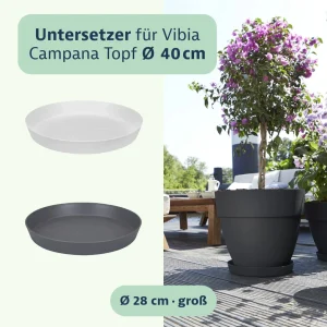 Elho Loft Urban Untersetzer rund 28 cm