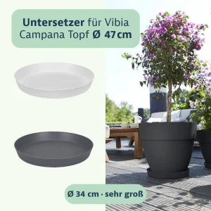 Elho Loft Urban Untersetzer rund 34 cm