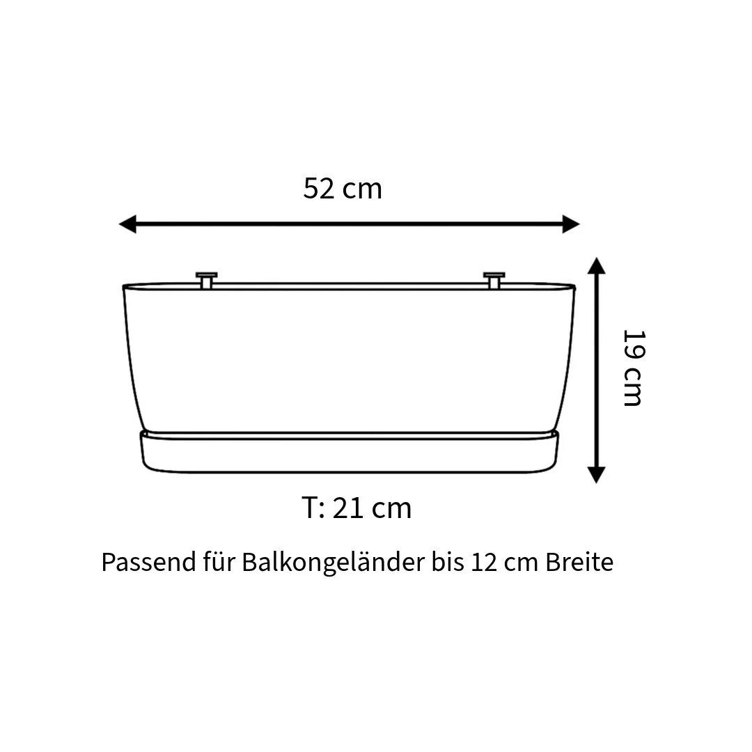 Elho greenville Balkonkasten 52 cm - Bild 7