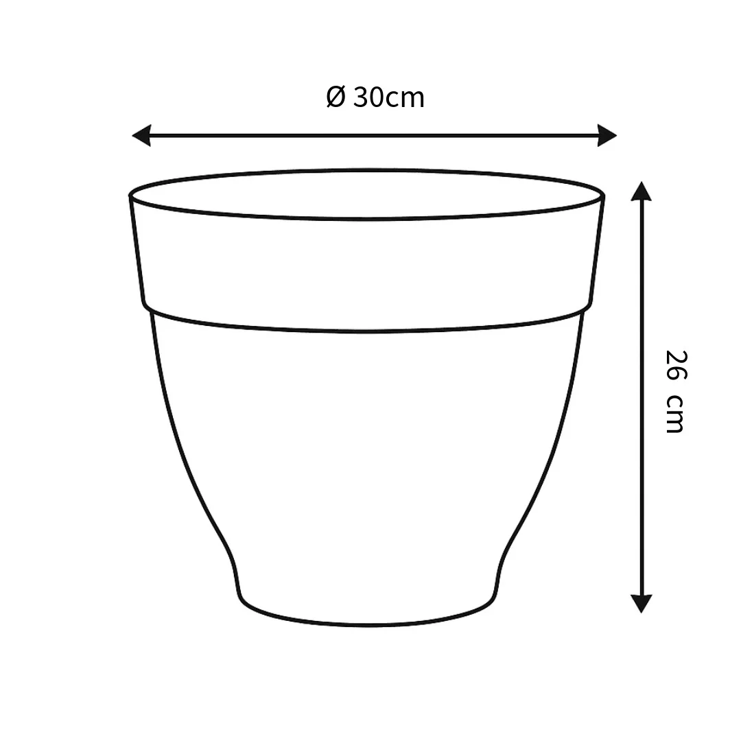 Elho Vibia Campana Pflanztopf rund 30 cm - Bild 5