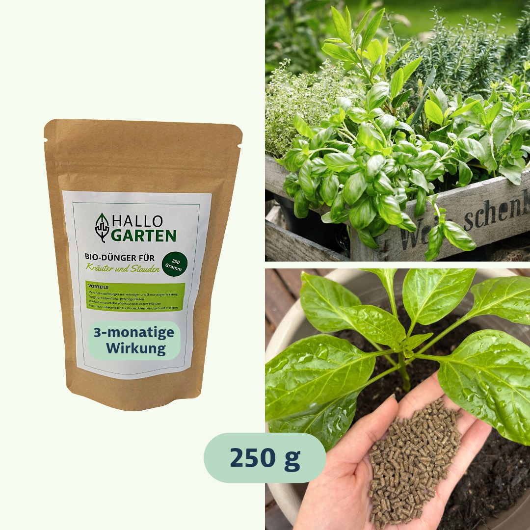 Hallo Garten Dünger für Kräuter und Stauden 250 g