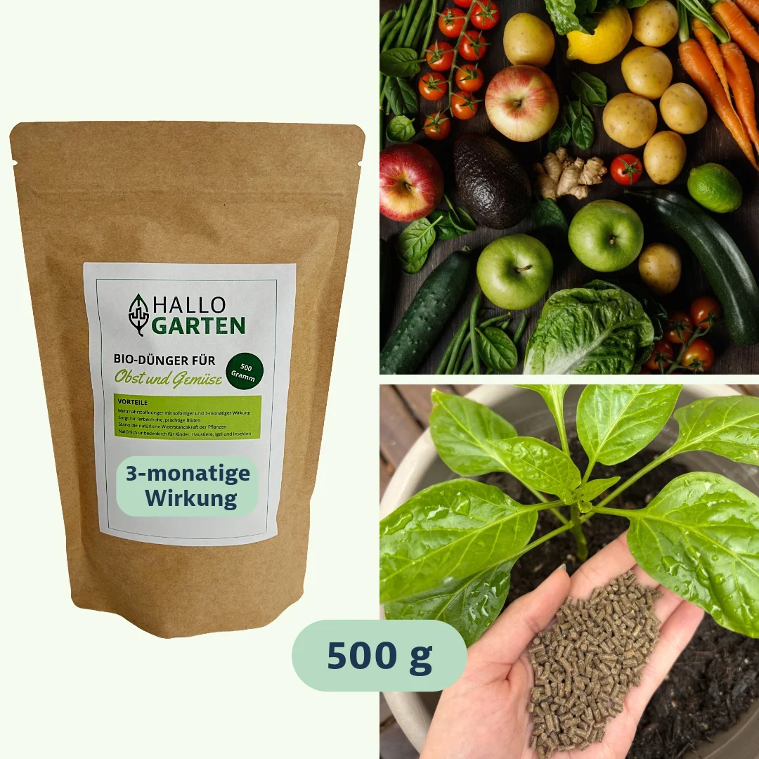Hallo Garten BIO-Dünger für Obst und Gemüse (500 g)