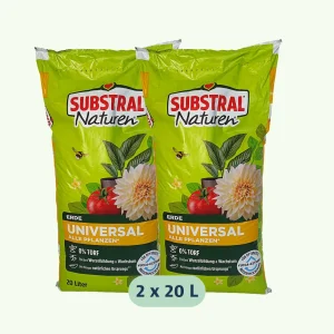 SUBSTRAL ® Naturen ® Erde Universal, torffrei (2x20 L)