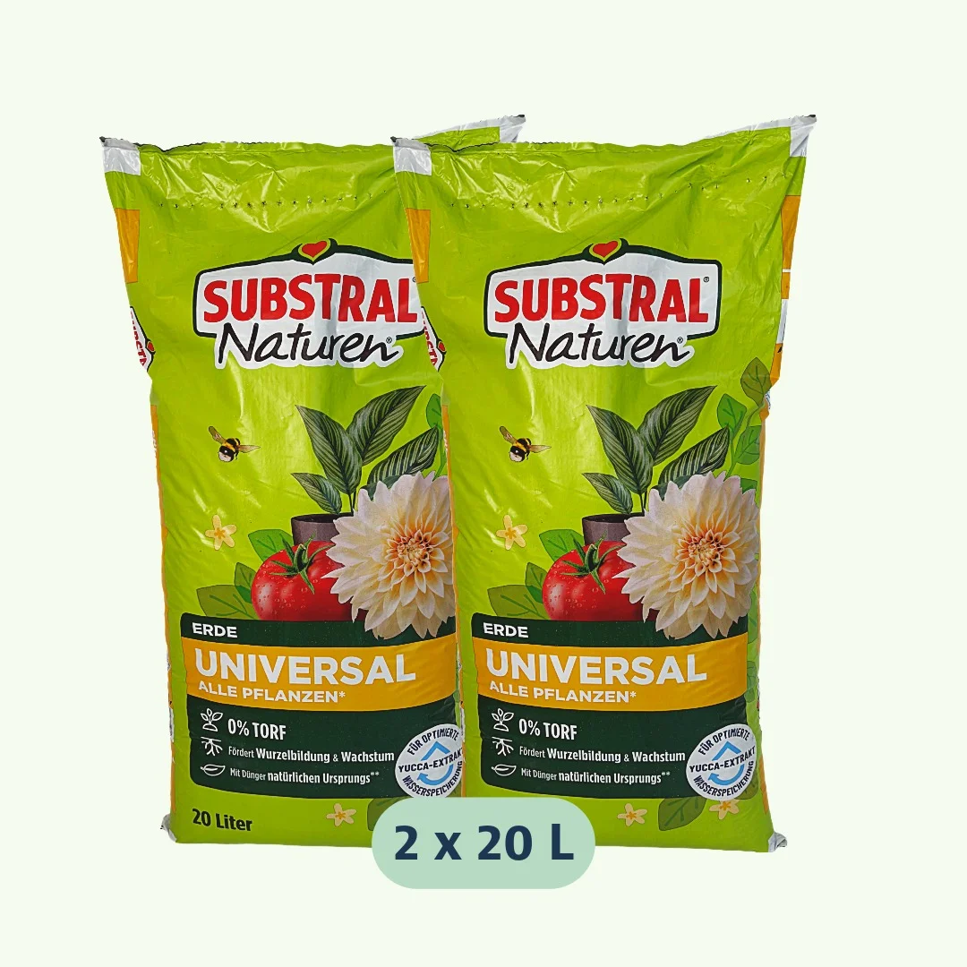 SUBSTRAL ® Naturen ® Erde Universal, torffrei (2x20 L)
