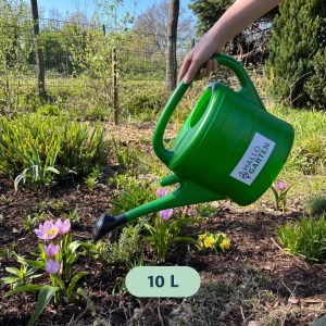 Hallo Garten Gießkanne aus Kunststoff, grün (10 L)