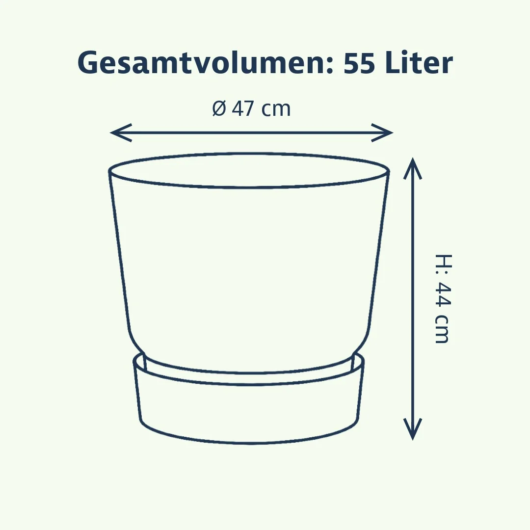 Elho greenville Pflanzgefäß rund 47 cm