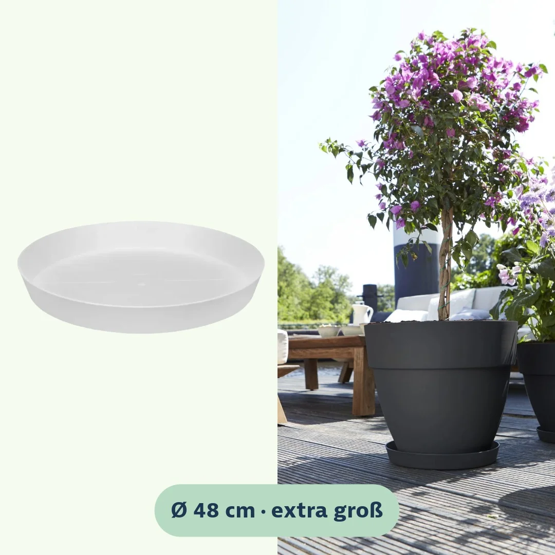 elho Untersetzer 48cm seidenweiß